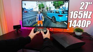 PS3 Super Slim On 27" 165Hz Monitor - GTA 5, Far Cry 4, Battlefield 4, Spider-Man 2 | POV Gameplay