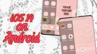 IOS 14 0N ANDRIOD | How To Customize Your Home Screen On Android