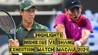 Kei Nishikori (錦織 圭) vs Shang Juncheng (商竣程) Highlights MACAU 2024