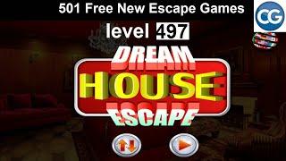 [Walkthrough] 501 Free New Escape Games level 497 - Dream house escape - Complete Game