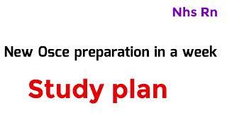 Pass osce exam with One week Study plan #shorts #osce preparation # one week study plan #
