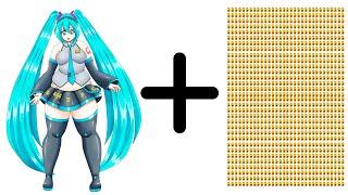 FNF Hatsune Miku + 1000 burgers = ??? | Girlfriend + Mommy = ??? | Friday night funkin animation