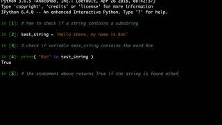 Python Tutorial - How to Check if a String Contains a Substring