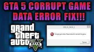 GTA 5 ONLINE/ How To Fix Corrupt Game Data or Crashing for PC