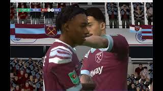 FIFA Manager 2023 - Carabao Cup Quarter final - West Ham v Swansea (inc draw for next round)