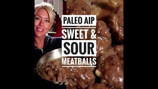 AIP Sweet and Sour Meatballs with tamarind. Paleo Autoimmune Protocol compliant