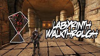 Labyrinth Walkthrough for OP Blueprints | Lost Island loot crates | ARK Survival Evolved