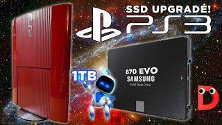 SSD inside a PS3 SUPER SLIM I SSD VS HDD: BENCHMARKS I How to install I PS3 Backup I Samsung 870 EVO