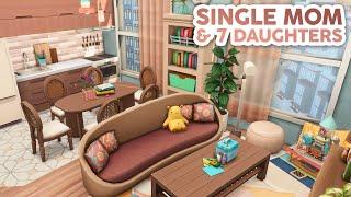 Single Mom & 7 Daughters // The Sims 4 Speed Build: Apartment Renovation