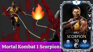 Mortal Kombat 1 Scorpion Max Fusion FW Gameplay Review MK Mobile | Totally Fire  Character