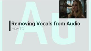 How to Remove Vocals From 5.1 Audio | Adobe Audition Tutorial | Adobe Audition CC | Removing vocals