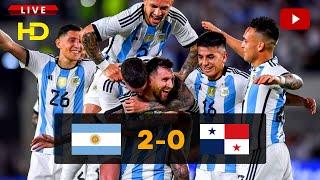 Argentina Vs Panama Full Match and World Champions Celebration Full HD Watch