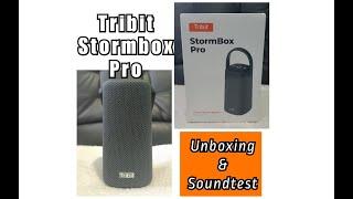 Tribit Stormbox Pro - Unboxing and Soundtest