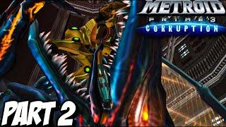 "META RIDLEY BOSS FIGHT" METROID PRIME 3 CORRUPTION Playthrough Gameplay Part 2 (PRIMEHACK)