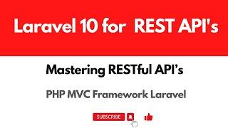 Laravel 10 for REST API   #laravel #restapi