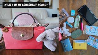 THE POUCH EVERYONE SHOULD HAVE | LONGCHAMP POUCH #longchamp #wimb #whatsinmybag #whatfits