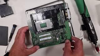 Fujitsu Esprimo Q920 disassembly guide - RAM, SSD, CPU thermal paste replacement