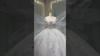 wedding dress fairy and luxury