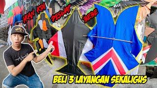 BELI 3 LAYANGAN SEKALIGUS LANGSUNG TES DI TEMPAT!!