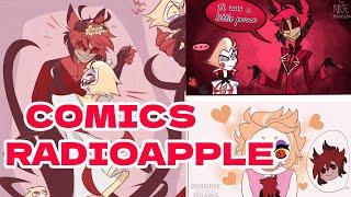 "Comics RadioApple" 3 / Alastor x Lucifer / Hazbin Hotel/Comic with subtitles / (Not compilation)