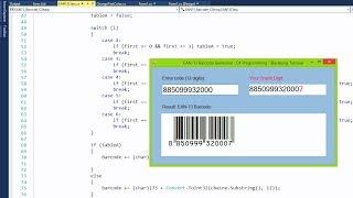 C# Programming How to Create EAN-13 Barcode Generator