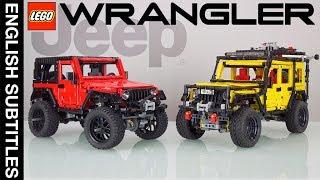 LEGO Technic JEEP Wrangler Review + my MODs preview with Madoka (TURN ON SUBS)