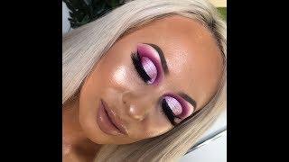 Barbie Vibes Pink Cut Crease using *NEW* P.Louise 'Secret' Sinner Palette -- Sherree Morris MUA