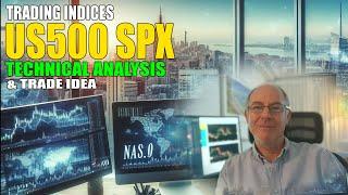 US500 (SPX / S&P 500 index) Technical Analysis and Trade Idea