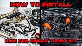 BMW M3/M4 (G80/G82) KLM S58 Single Turbo Install