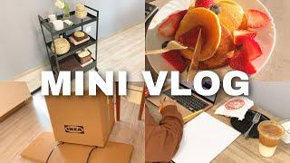 MINI VLOG, cooking, studying for med school & minimally aesthetic bathroom cart organising