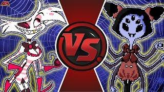 ANGEL DUST vs MUFFET! (Hazbin Hotel vs Undertale Animation) | Cartoon Fight Club Episode 349