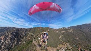 Beautiful Paraglide Flight in Malibu, California | Immersive 360 VR