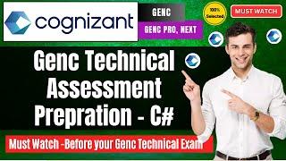 Cognizant GenC Technical Assessment | Python Full Prepration | Genc Technical Assessment clusters