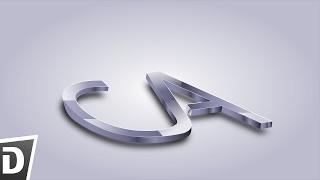 3D text logo -  Inkscape tutorial