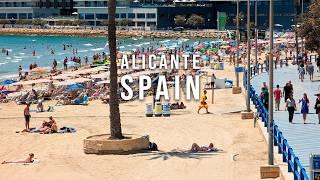 Alicante  Spain - Walking Tour Summer 2024 [4K 60 FPS]