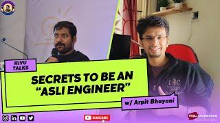 Interview with Arpit Bhayani  @AsliEngineering