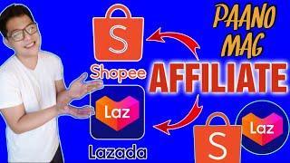 Paano mag AFFILIATE sa Shopee at Lazada | paano mag affiliate sa Lazada