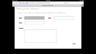 Specify web form fields as mandatory - Touch Forms App