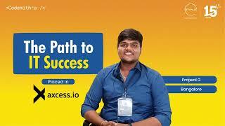 Success Story of Mr. Prajwal G from Bangalore, Ethnus Codemithra Learner (AWS) #aws #awscertified