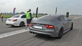 Audi RS7 Sportback vs Mercedes-AMG C63S vs BMW M4