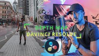 How to use the effects Depth Map in Davinci Resolve tutorial in 1 minute