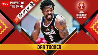 Dar Tucker  | TCL Player Of The Game | Iran - Jordan | #FIBAASIACUP 2022