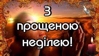 З Прощеною Неділею! Щире Вітання з Прощеною Неділею! Нехай цей День ПРИНЕСЕ ПРОЩЕННЯ І МИР В ДІМ!