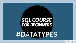 Datatypes In Oracle|Datatypes in SQL|SQL tutorial for beginners|Oracle tutorial for beginners