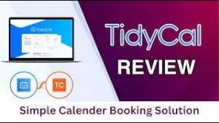 TidyCal Review, Demo + Tutorial I The simplest way to book and schedule meetings