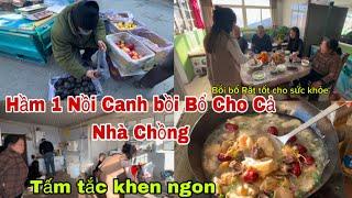 #566Dâu Việt Hầm 1 Nồi Canh Bồi Bổ Cho Cả Nhà Chồng tấm Tắc khen Ngon,đắt lắm hả con