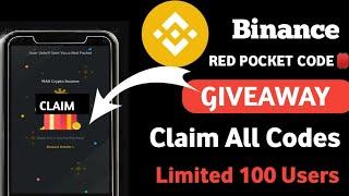 Claim 99$ USDT | Binance Red Packet Code Today | Red packet code in binance today 2024 | Red packet