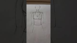 how to draw a figure with finishing @shabimania11  #fashion #fashiondesigner #colors 