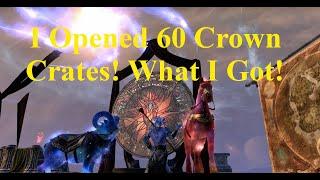 ESO I Opened Sixty Crown Crates This is What I Got