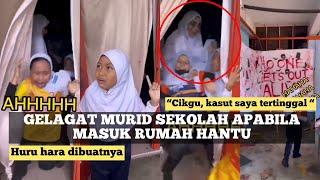 Gelagat Murid Masuk Rumah Hantu, Kasut Tertinggal